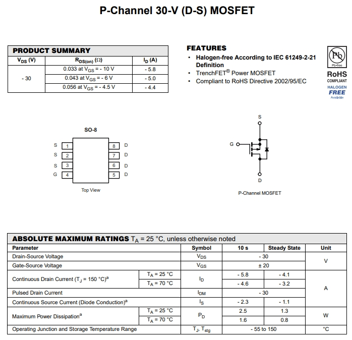 FDS9435A-NL參數(shù) FDS9435A-NL參數(shù)
