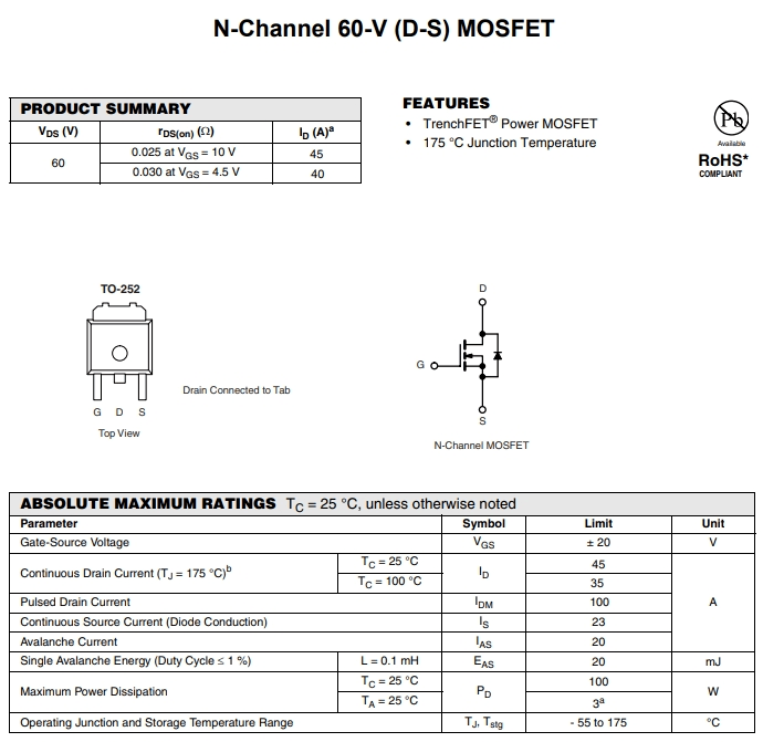 IRLR2705TRPBF參數(shù)